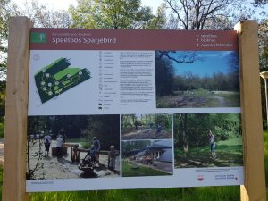 Speelbos Sparjebird plattegrond